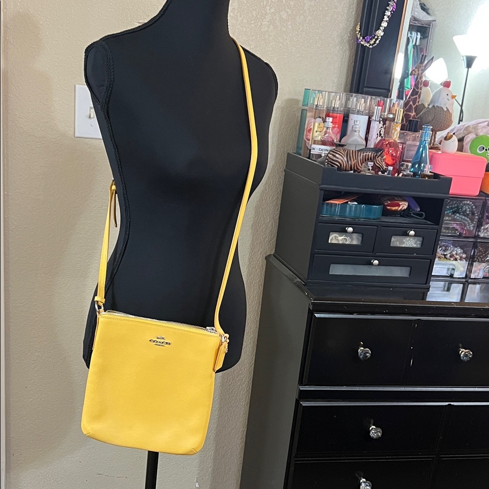 Coach Vibrant Yellow Crossbody Bag
